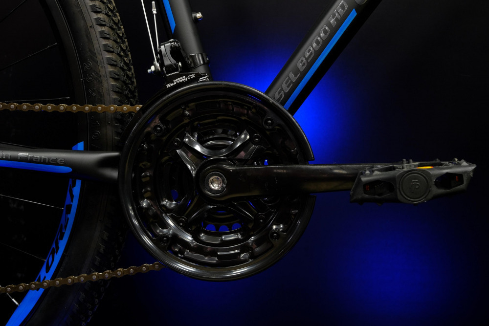 Lorak Sel 8900 HD Чёрный/Синий Матовый 19р (на рост 171-182)