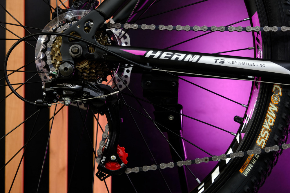 HEAM MATRIX 26 GIRL DISK Матовый Чёрный/Розовый рама 19 (на рост 171-182)